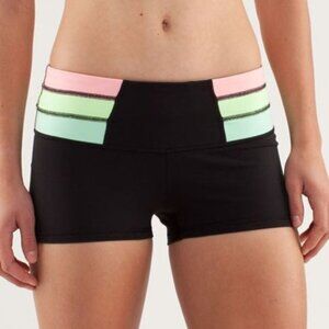 Lululemon Boogie Short 2"" - 4 Black / Quilt Spring13